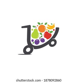 Fruits Delivery, Fruits Store Or Grocery Delivery Company's Logo