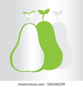 fruits design over background white vector illustration    