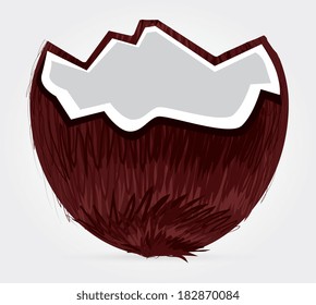 Fruits design over gray background, vector illustration