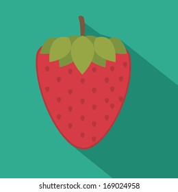 fruits design  over green background vector illustration