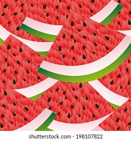 Fruits design over pattern background, vector illustration