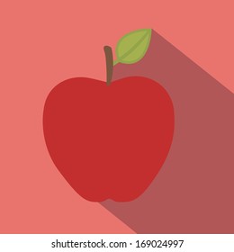 fruits design  over pink  background vector illustration