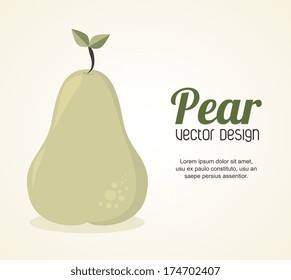 fruits design  over white  background vector illustration
