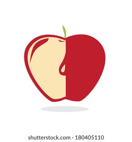 fruits design over white background vector illustration    