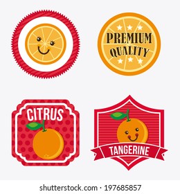 Fruits design over white background, vector illustration