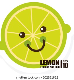fruits design over white background vector illustration