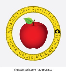 fruits design over white  background vector illustration