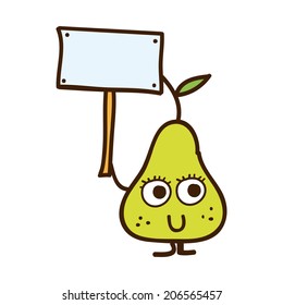 fruits design  over white background vector illustration