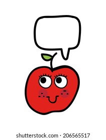 fruits design  over white background vector illustration