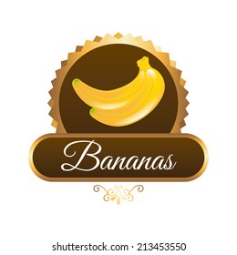 fruits design  over white background vector illustration