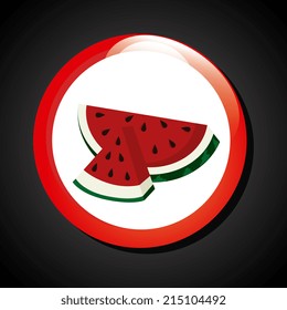 Fruits design over white background, vector illustration