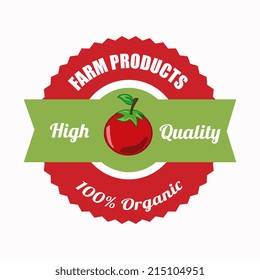 Fruits design over white background, vector illustration