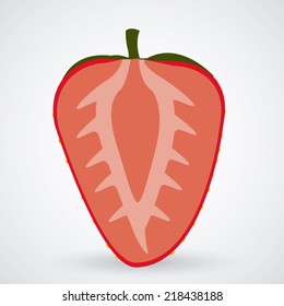 Fruits design over white background, vector illustration