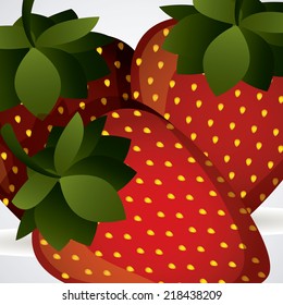 Fruits design over white background, vector illustration