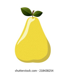 Fruits design over white background, vector illustration