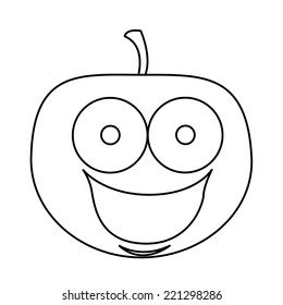 Fruits design over white background, vector illustration