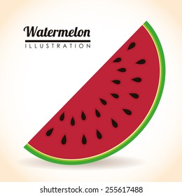 Fruits design over white background, vector illustration.