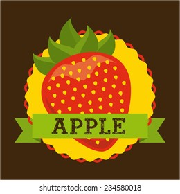 fruits  design , vector illustration