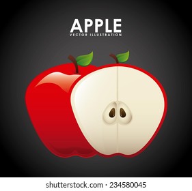fruits  design , vector illustration