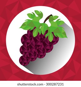 Fruits digital design, vector illustration eps 10.