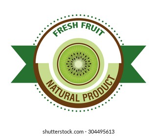 Fruits digital design, vector illustration 10 eps graphic