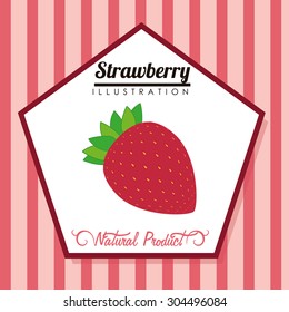 Fruits digital design, vector illustration 10 eps graphic