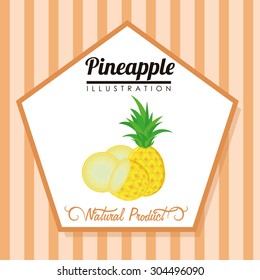 Fruits digital design, vector illustration 10 eps graphic