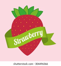 Fruits digital design, vector illustration 10 eps graphic