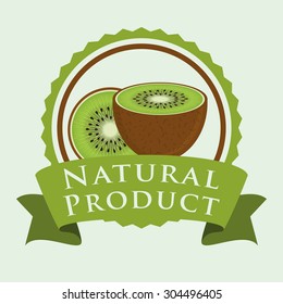 Fruits digital design, vector illustration 10 eps graphic