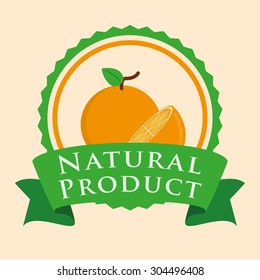 Fruits digital design, vector illustration 10 eps graphic