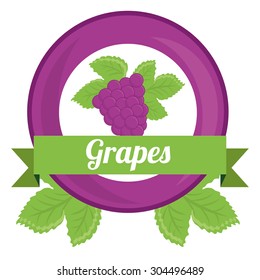 Fruits digital design, vector illustration 10 eps graphic
