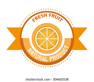 Fruits digital design, vector illustration 10 eps graphic