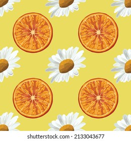 fruits drawing seamless background pattern
