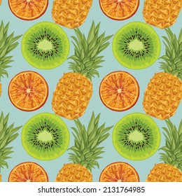 fruits drawing seamless design vector 