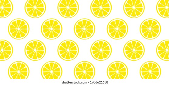 Fruits, fresh ripe juicy yellow lemon slice banner Part lemons cuted background Funny vector summer sign Diet food Vegetable menu Spring time Citrus fruit icon and clipping Half citric symbol tropical