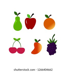 fruits frsh vector illustration 