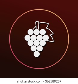 fruits grape icon