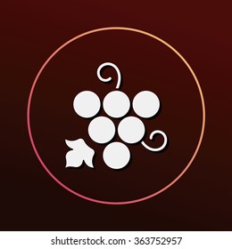 fruits grape icon