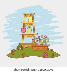 Fruits harvest at nature