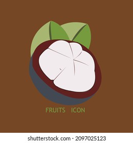 diseño de icono de frutas 2022 .