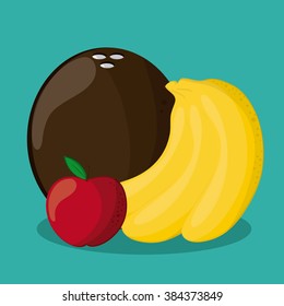 Fruits icon design 