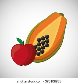 Fruits icon design