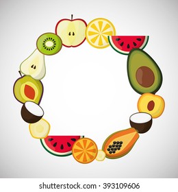 Fruits icon design