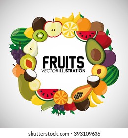 Fruits icon design
