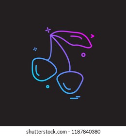 Fruits icon design vector