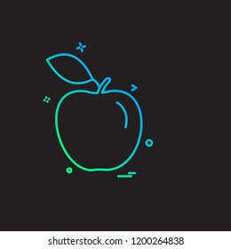 Fruits icon design vector