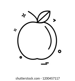 Fruits icon design vector 