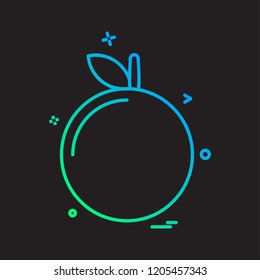 Fruits icon design vector 