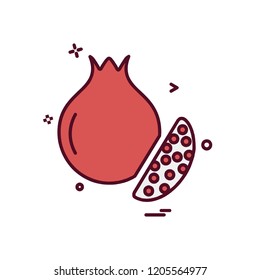 Fruits icon design vector