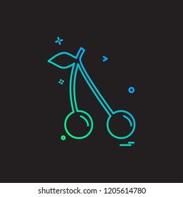 Fruits icon design vector